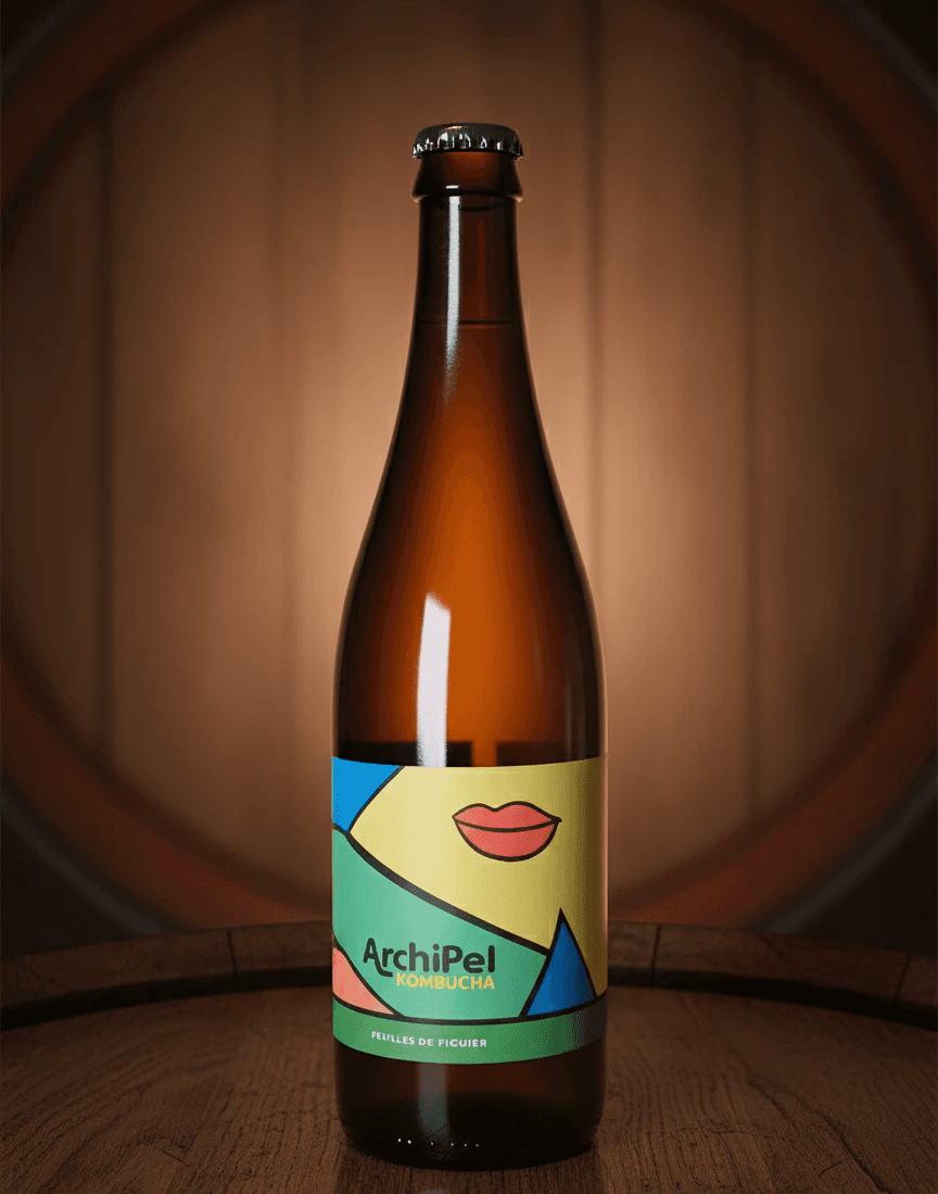 ARCHIPEL KOMBUCHA FEUILLES DE FIGUES 70 CL