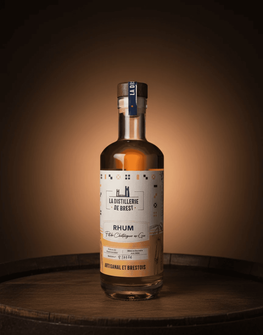 DISTILLERIE DE BREST RHUM CHATAIGNIER EX GIN