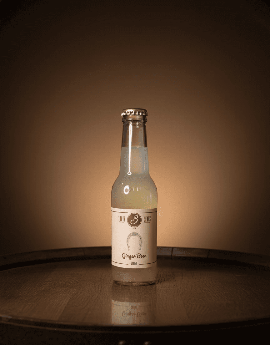 THREE CENTS GINGER BEER