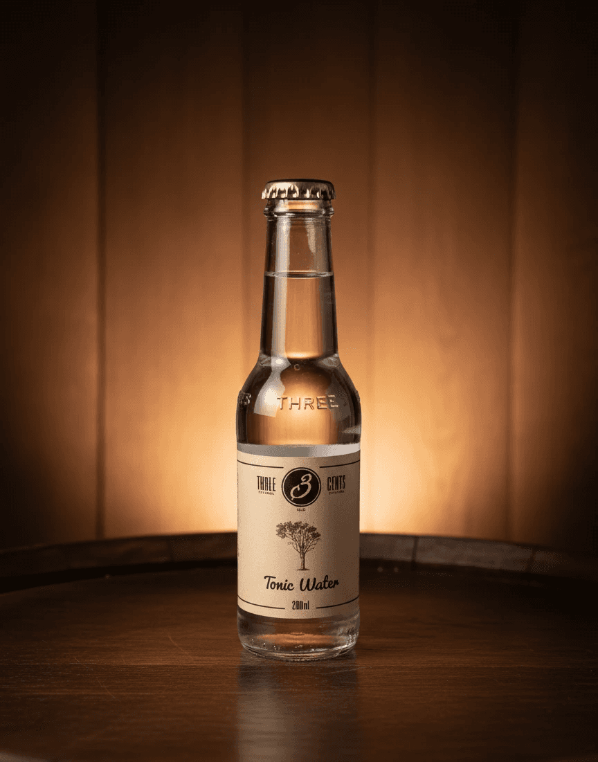THREE CENTS TONIC WATER